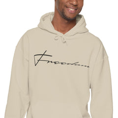 Heavy Blend Hooded Sweatshirt "Freedom" black graphic