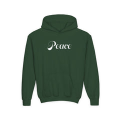 Kids Peace Hoodie | Christian Youth Sweatshirt | Gildan