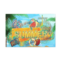 Canvas Gallery Wrap "Palm Summer"