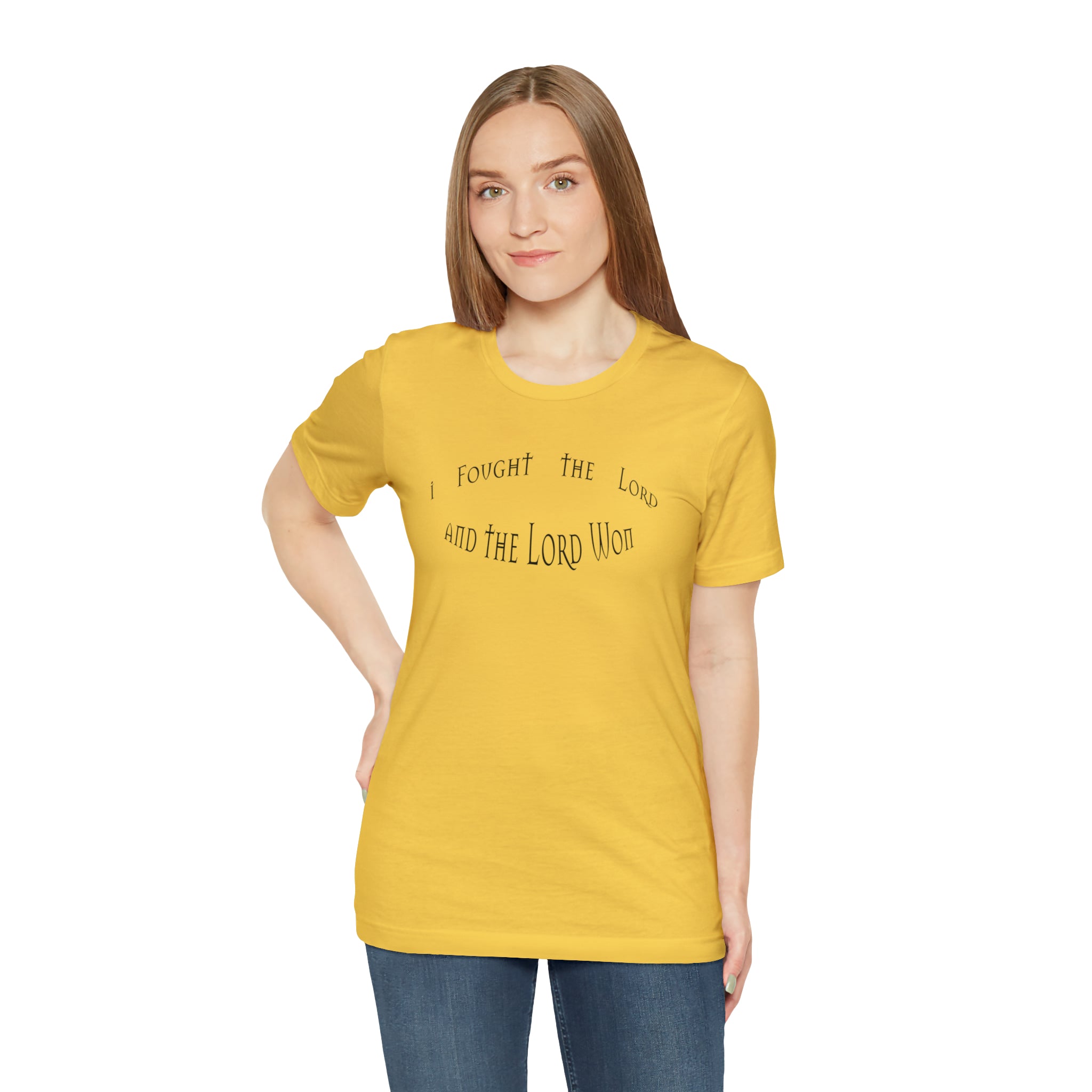 Bella & Canvas Short Sleeve Tee "The Lord Won"