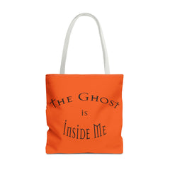 Christian Halloween Tote Bag, The Ghost is Inside Me, Halloween Satire, Halloween Tote, Halloween Christian Bag