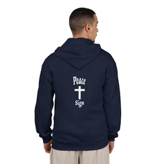 Heavy Blend Full Zip Hooded Sweatshirt "Peace Sign"