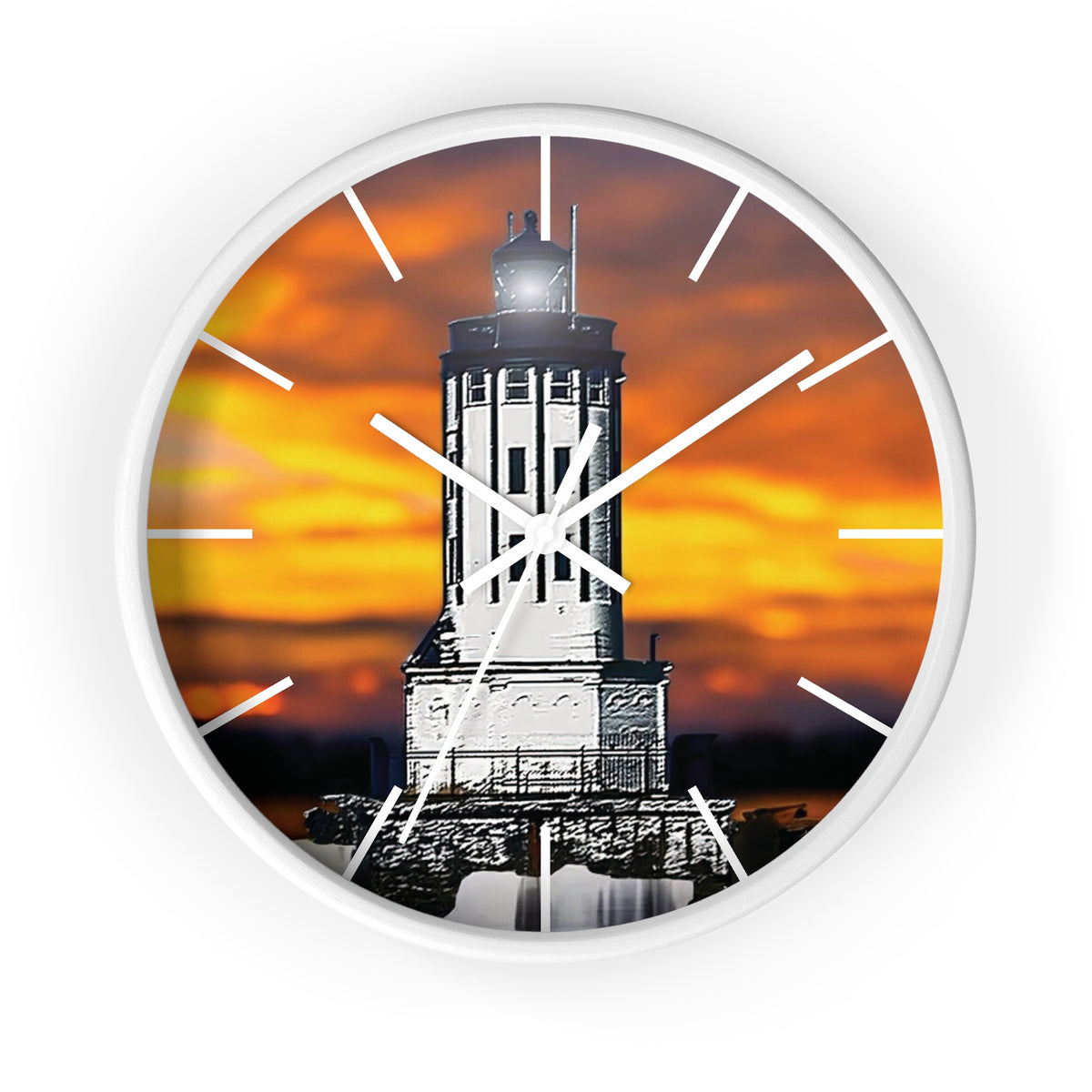 Wall Clock &quot;Angels Gate Sunset&quot;