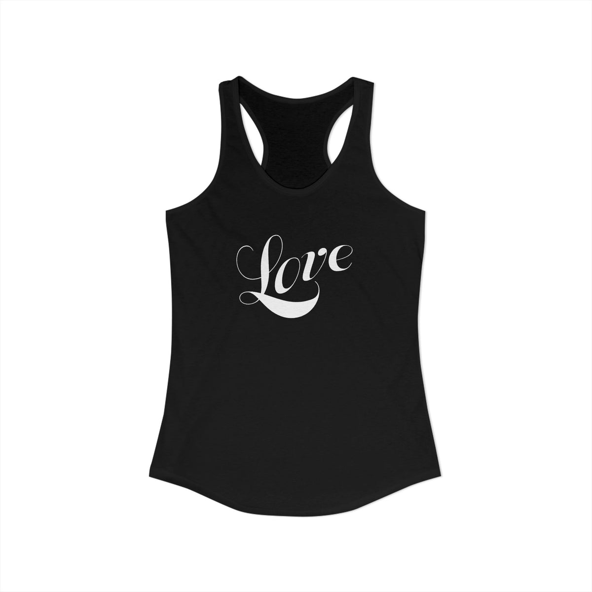 Women's Ideal Racerback Tank "Love"