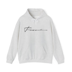 Heavy Blend Hooded Sweatshirt "Freedom" black graphic