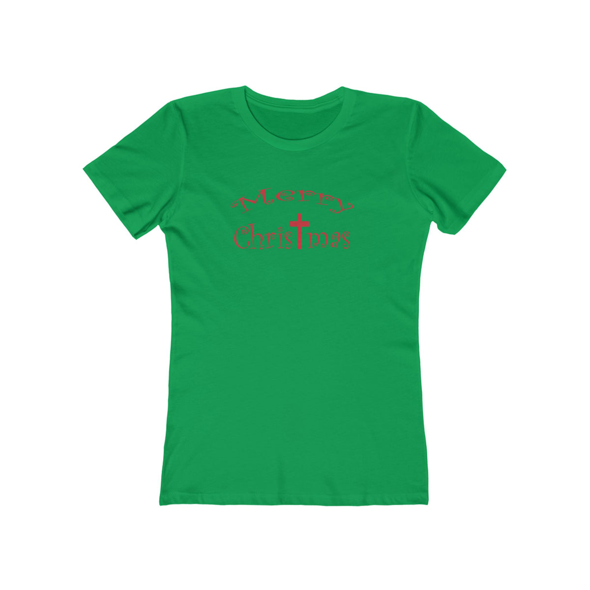 Christmas Cross Next Level Tee for Women, Festive Holiday Tshirt, Christian Merry Xmas Shirt