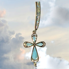  Larimar Sideways Cross