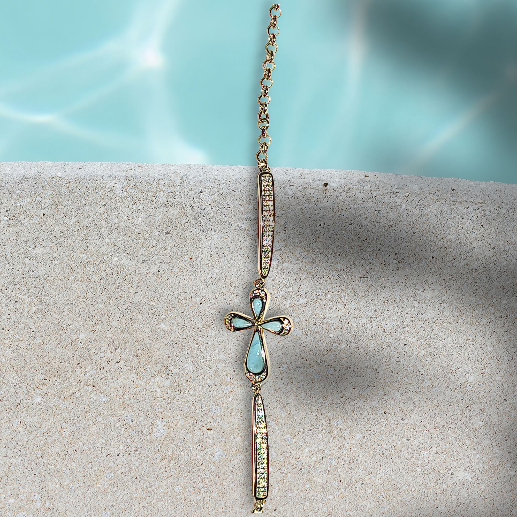  Larimar Sideways Cross
