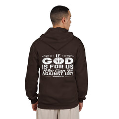 Heavy Blend Full Zip Hoodie Sweatshirt "If God Is For Us"