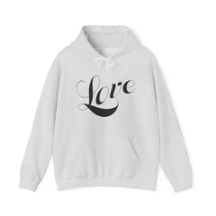 Heavy Blend™ Hooded Sweatshirt "Love" black font