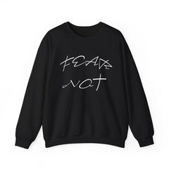 "Fear Not" Inspirational Christian Sweatshirt - Comfy Faith-Based Crewneck
