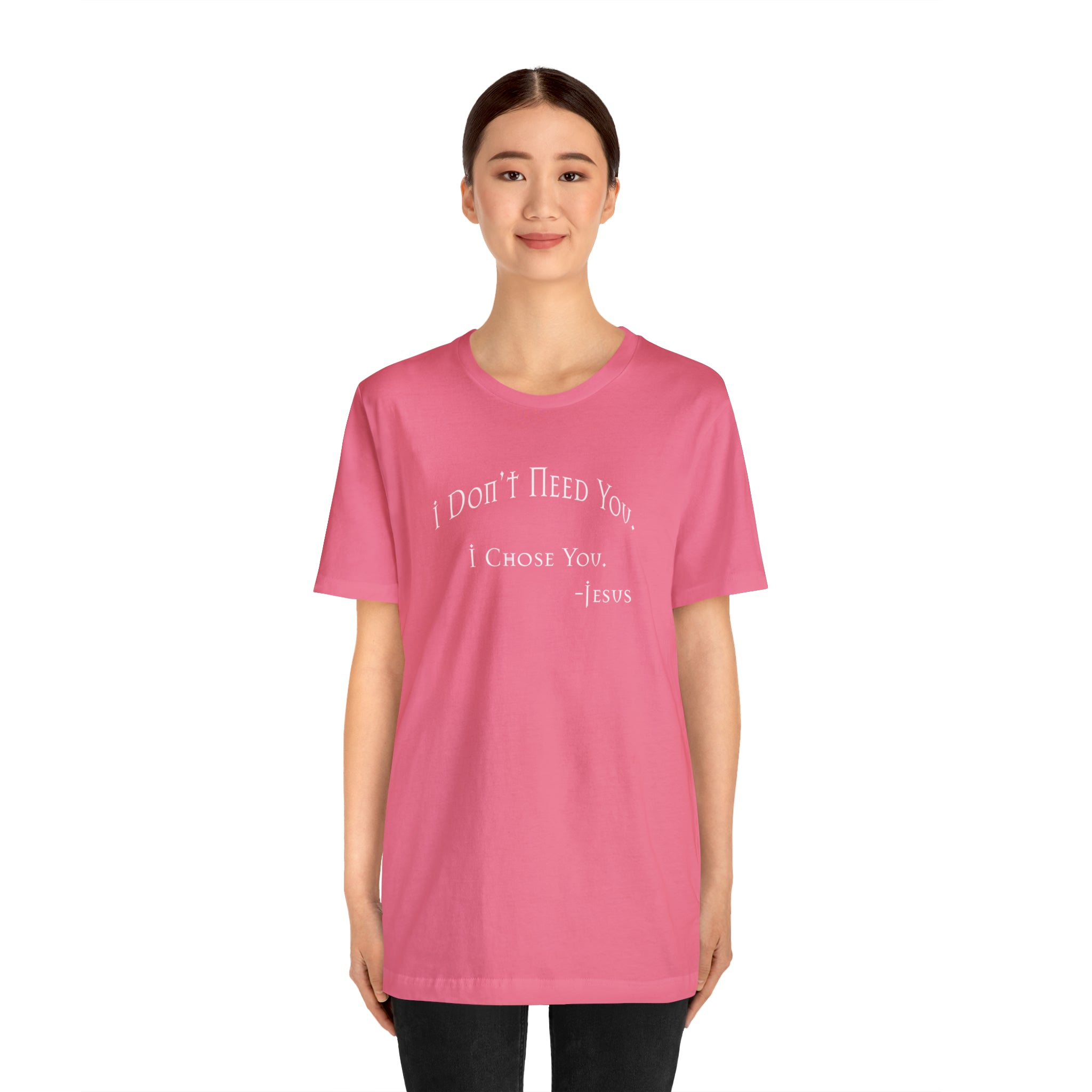 Bella & Canvas Short Sleeve Tee "I Chose You" wf