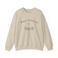 Heavy Blend Crewneck Sweatshirt "The Ghost is Inside Me" w