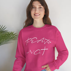 Fear Not Crewneck Sweatshirt - Inspirational "Fear Not" Pullover