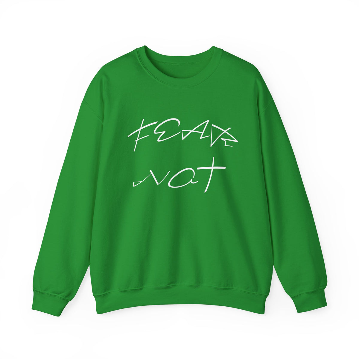 "Fear Not" Inspirational Christian Sweatshirt - Comfy Faith-Based Crewneck