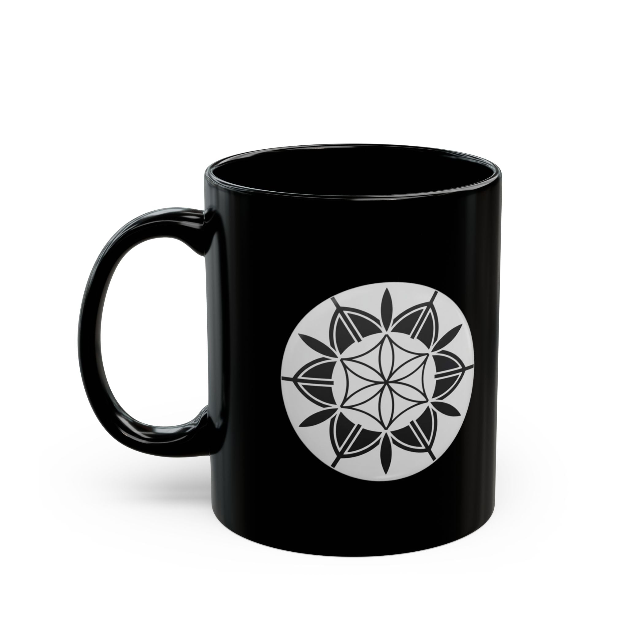 Mandala Black Mug