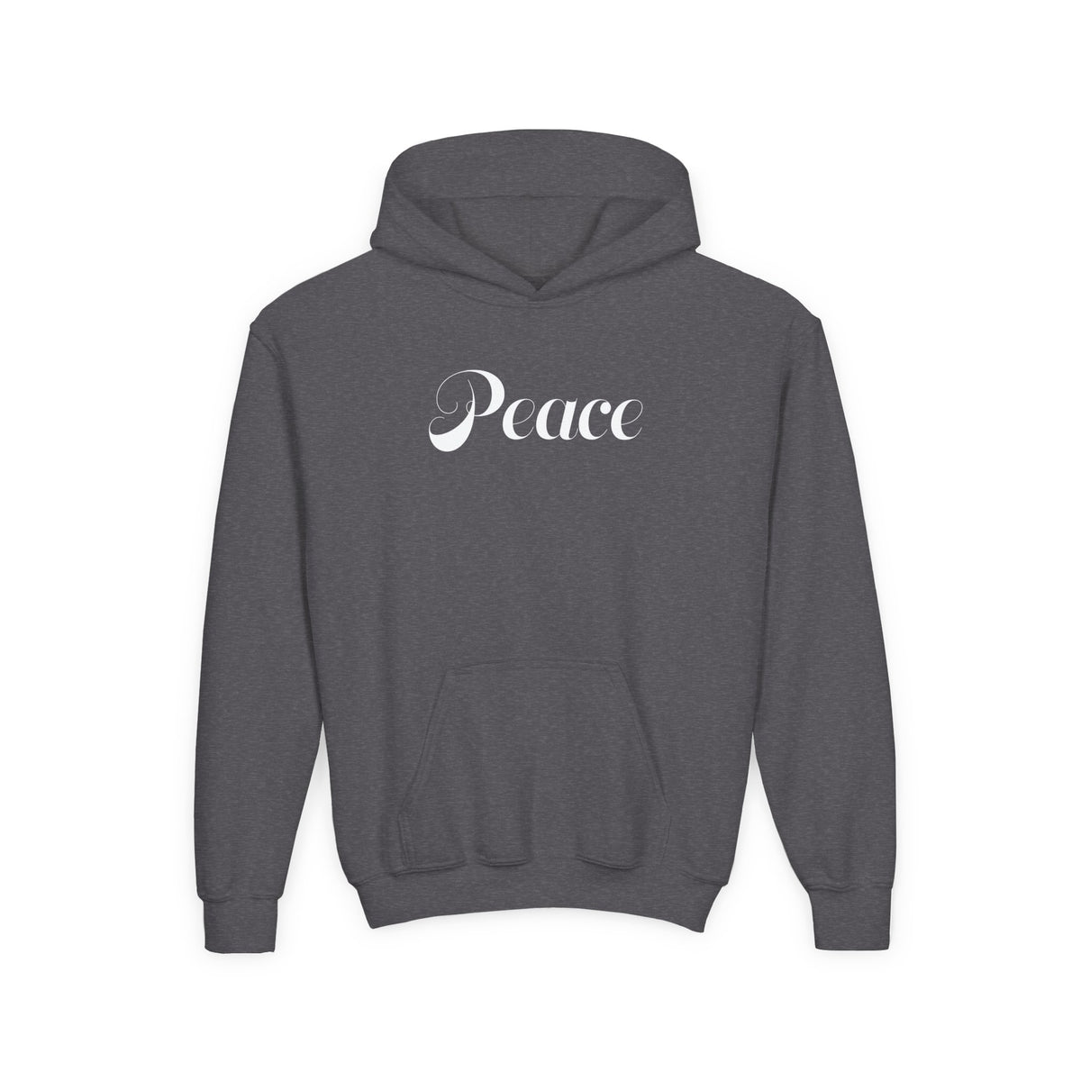 Kids Peace Hoodie | Christian Youth Sweatshirt | Gildan