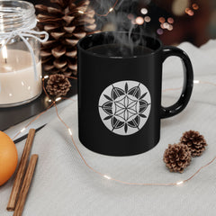 Mandala Black Mug