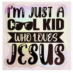 Holographic Stickers "Cool Kid"