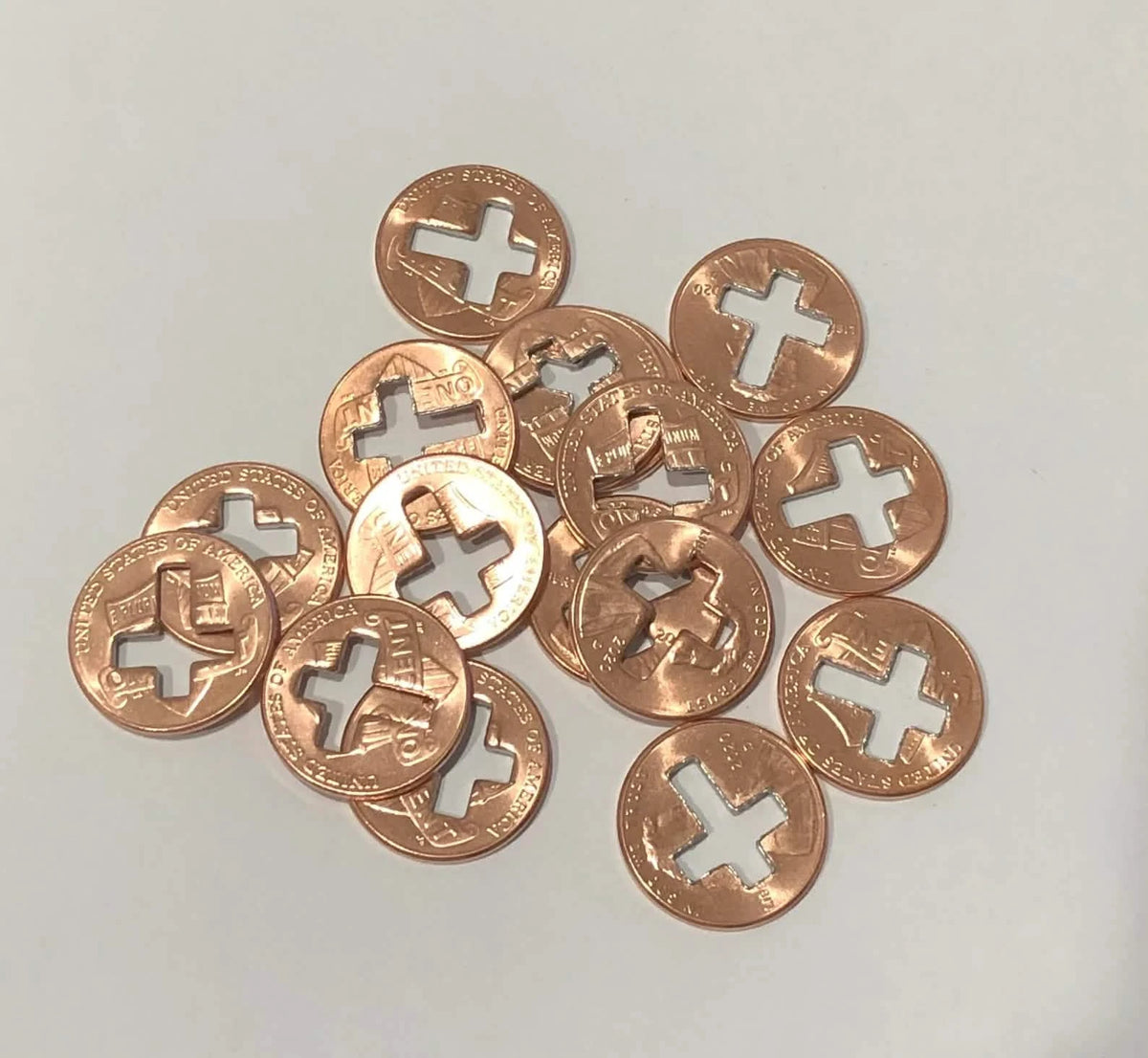 Set of 100 Cross Pennies