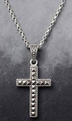 Marcasite Cross