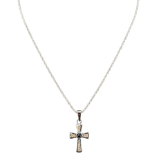 White Opal Cross
