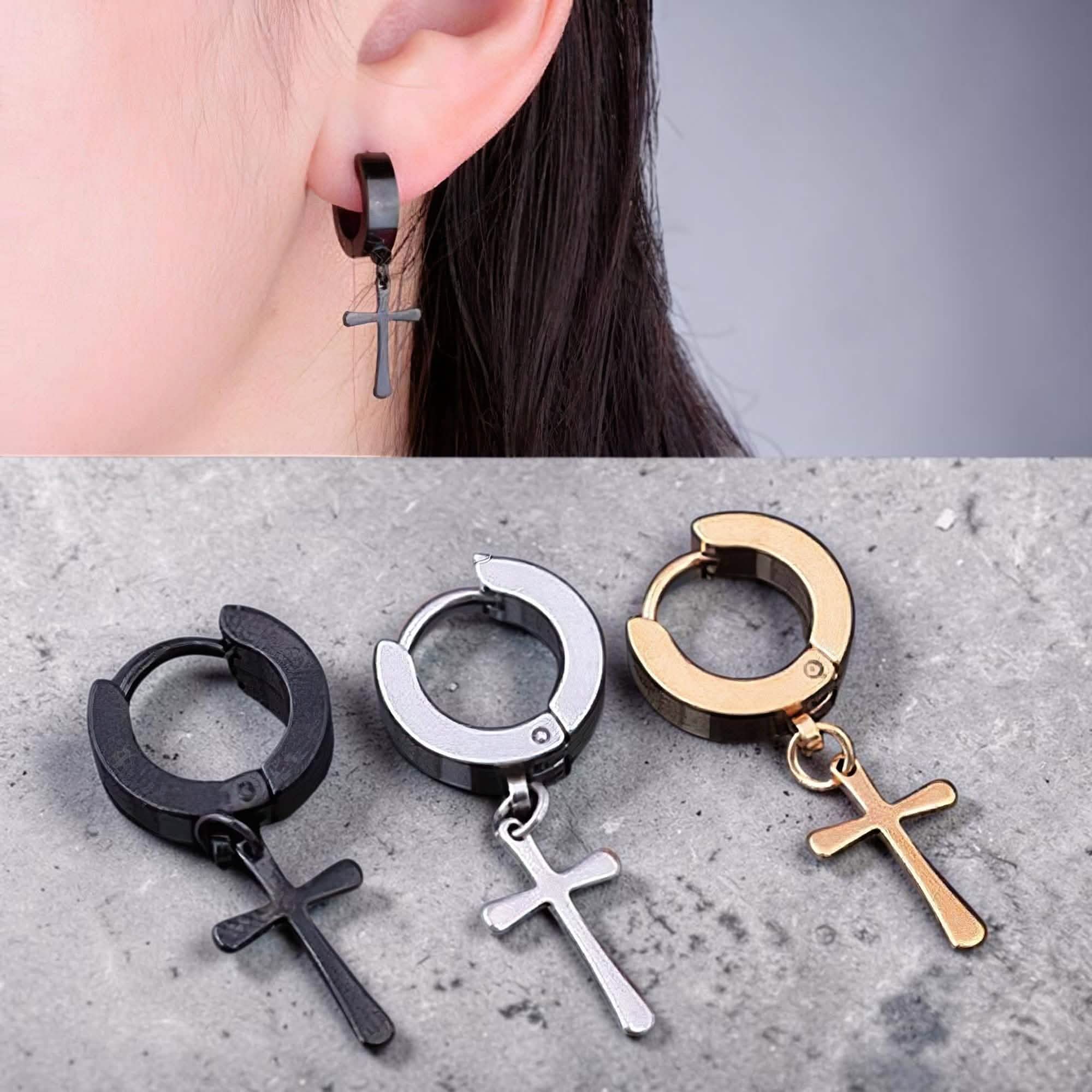 Cross Earrings