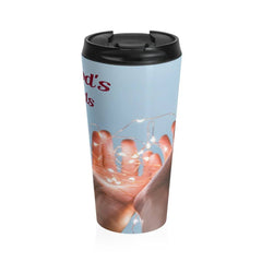 Stainless Steel Travel Mug Be Gods Hands Mug (3118305935460)