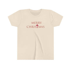 Bella & Canvas Youth Short Sleeve Tee "Merry Christmas" swift