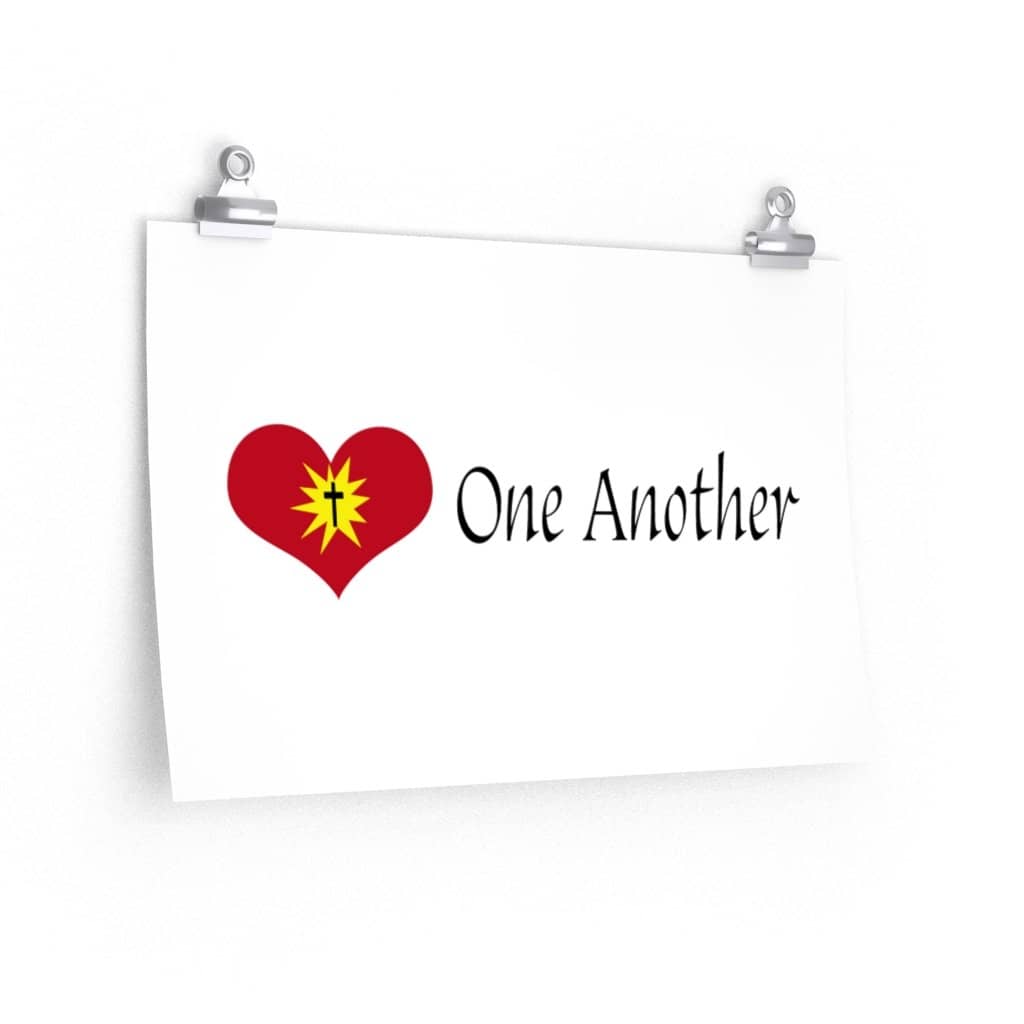 Premium Matte Poster &quot;Love One Another&quot; (4493366886494)