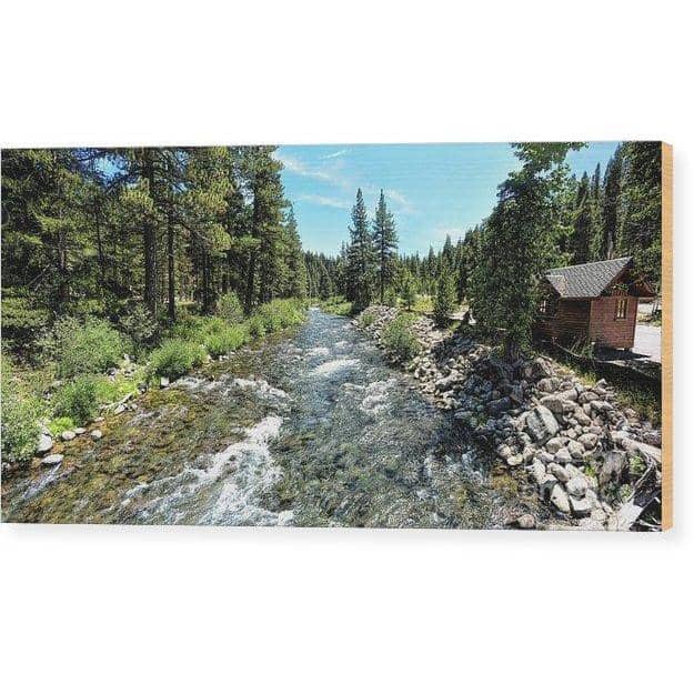 Wood Print Truckee River In Tahoe City 12.000 x 6.000 Wood Print (2840682594404)