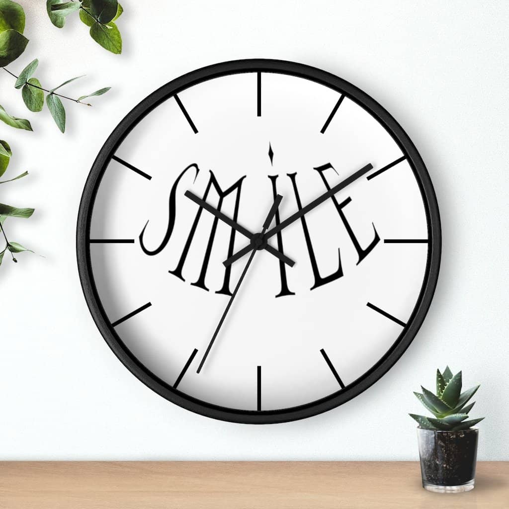 Wall Clock "Smile" (6097513873600)