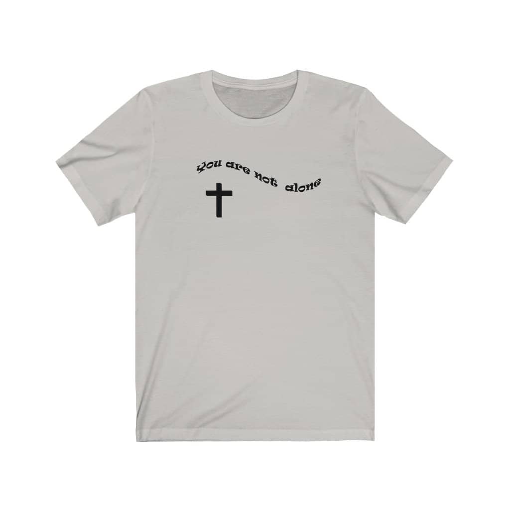 Bella  Canvas Short Sleeve Tee "Alone" in 10 Colors and 6 Sizes (4551067566174)