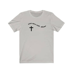 Bella  Canvas Short Sleeve Tee "Alone" in 10 Colors and 6 Sizes (4551067566174)