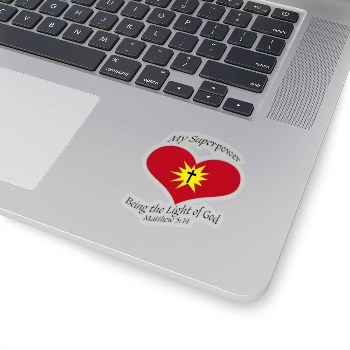 Kiss-Cut Stickers "Superpower" in White or Transparent (3506855182436)