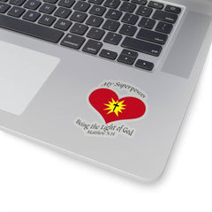 Kiss-Cut Stickers "Superpower" in White or Transparent (3506855182436)