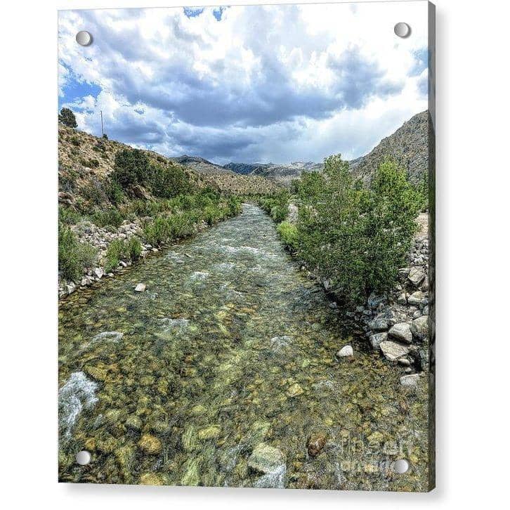 Acrylic Print West Walker River 7.125 x 8.000 / Aluminum Mounting Posts Acrylic Print (2725103927396)