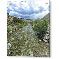 Acrylic Print West Walker River 7.125 x 8.000 / Aluminum Mounting Posts Acrylic Print (2725103927396)