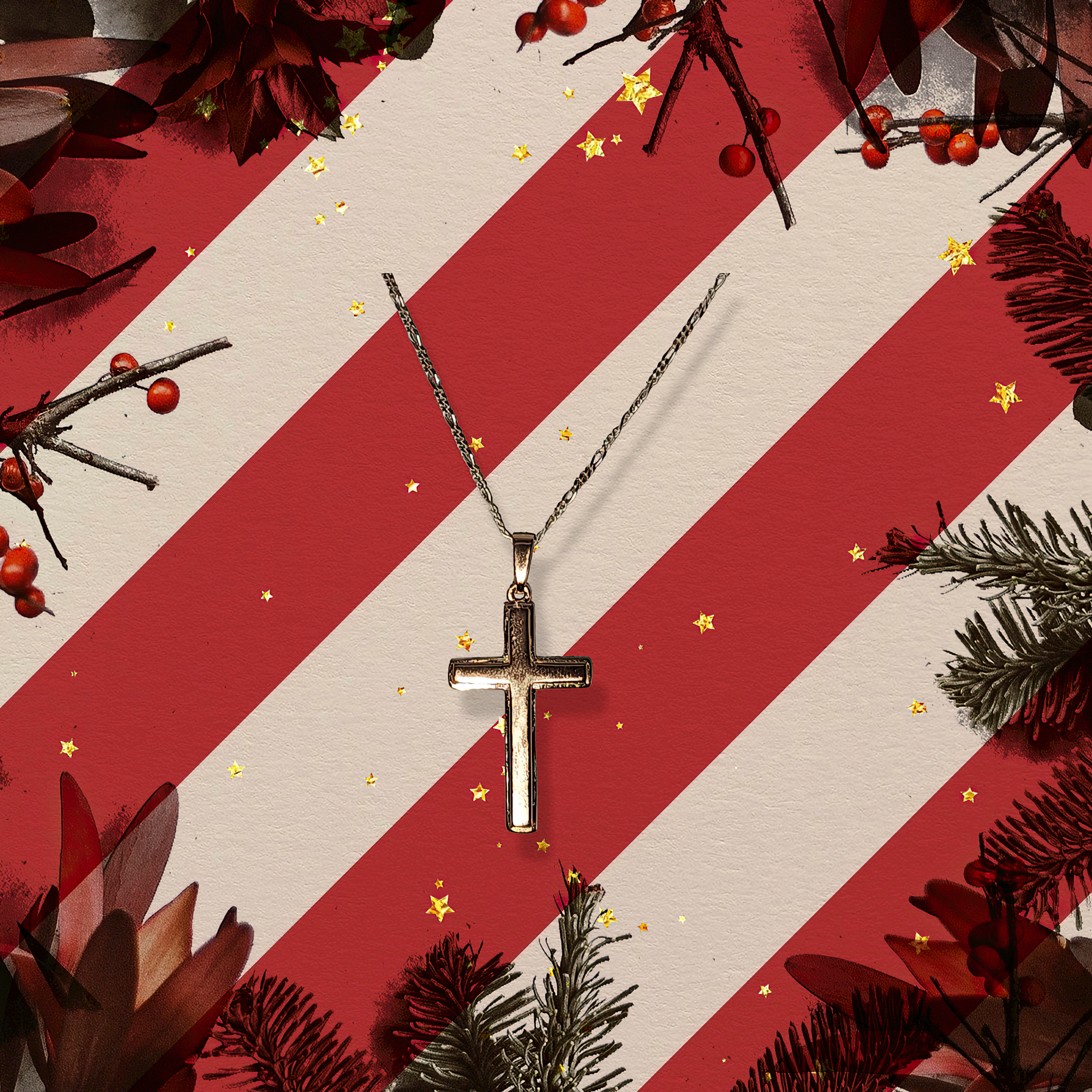 Rose Gold Cross