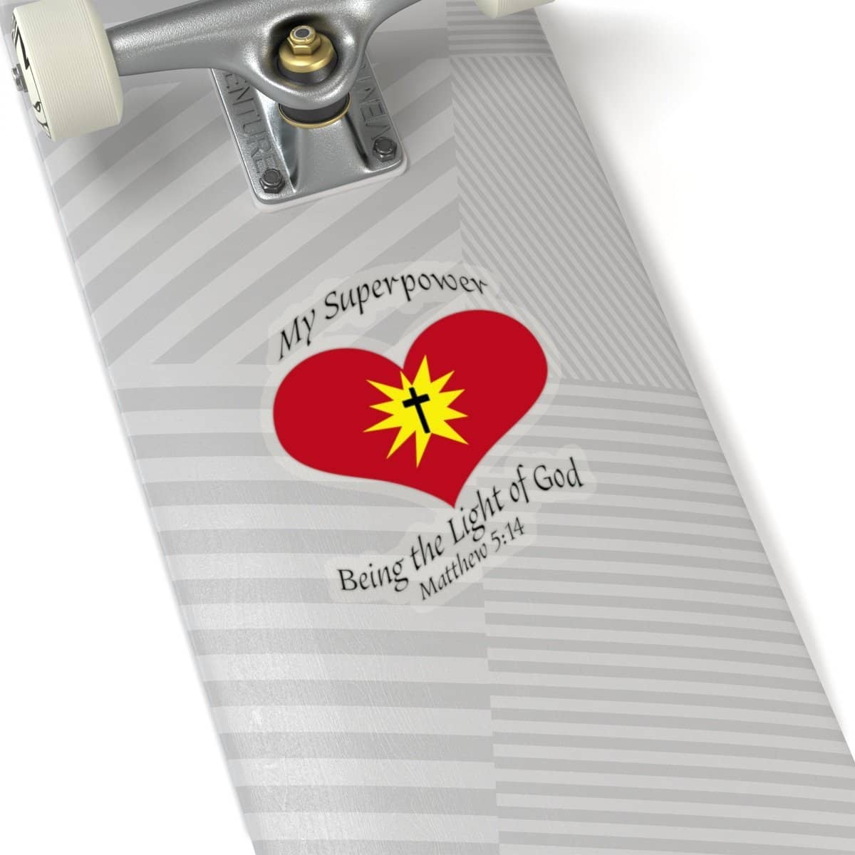 Kiss-Cut Stickers "Superpower" in White or Transparent (3506855182436)