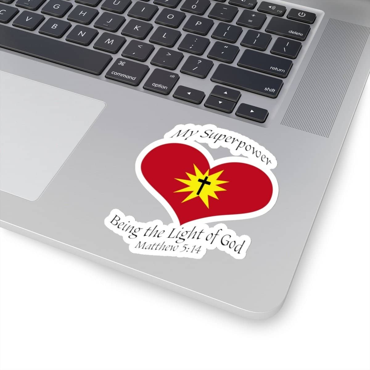Kiss-Cut Stickers "Superpower" in White or Transparent (3506855182436)