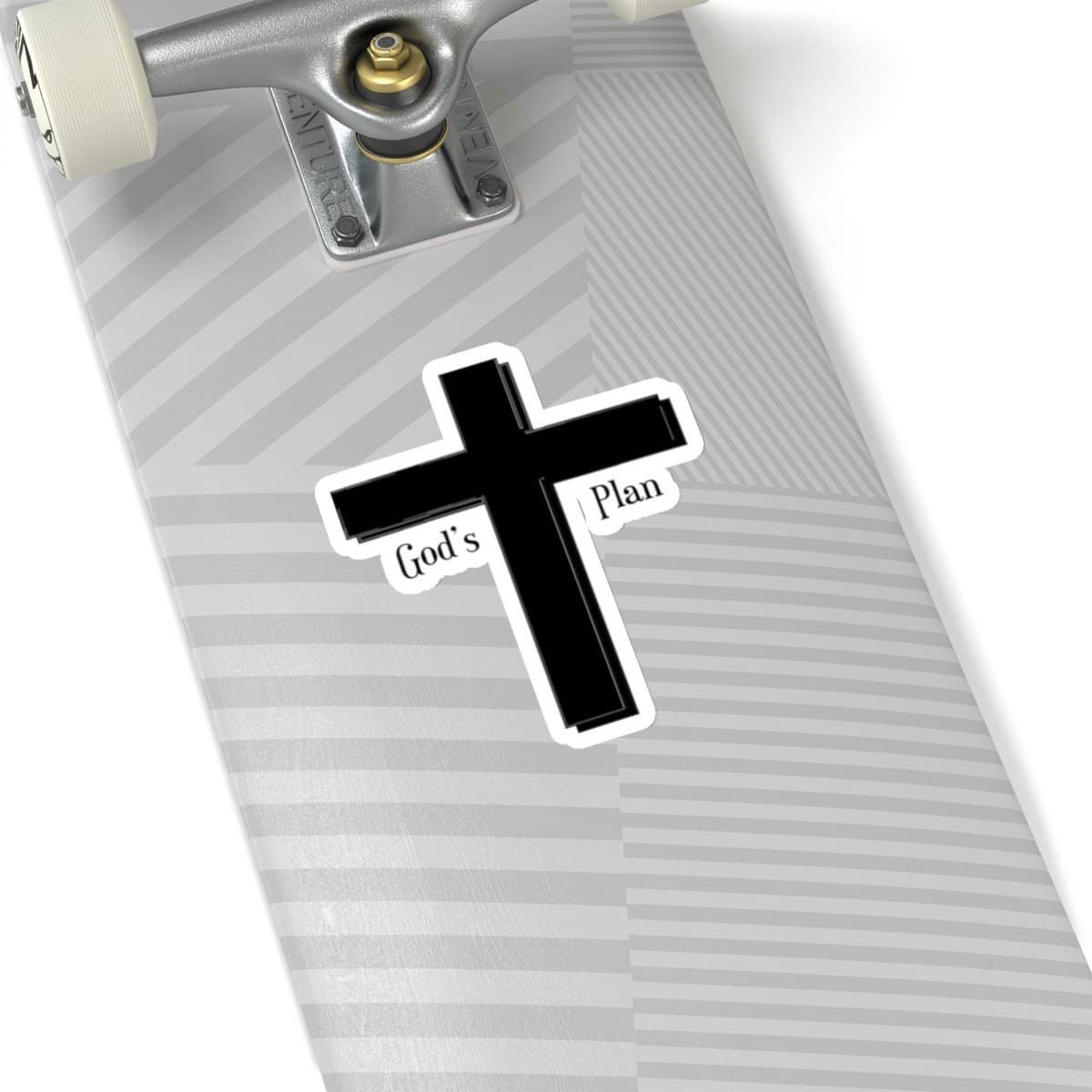 Kiss-Cut Stickers "God's Plan" Transparent or White Background in 4 Sizes (3475846234212)