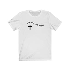 Bella  Canvas Short Sleeve Tee "Alone" in 10 Colors and 6 Sizes (4551067566174)