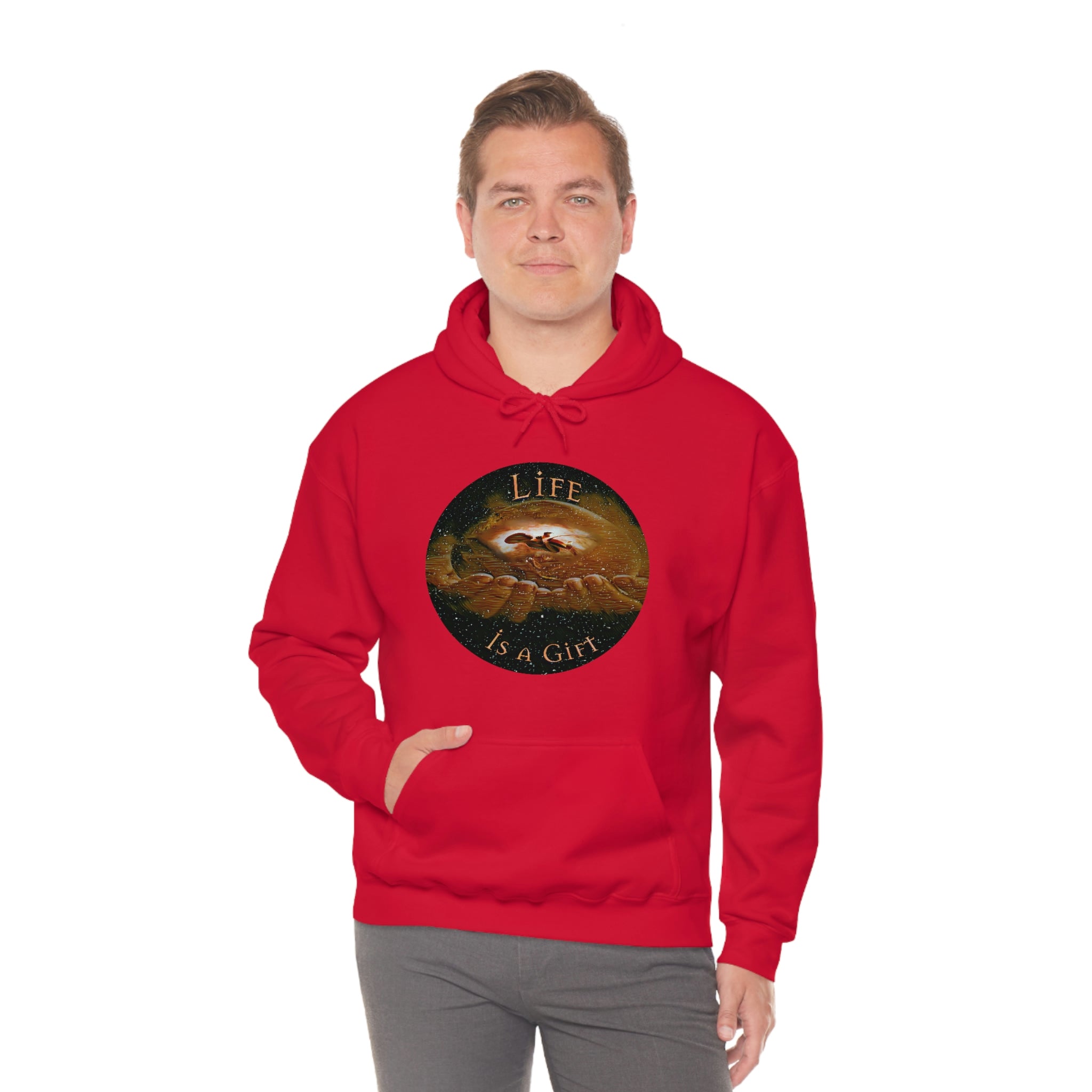 Heavy Blend™ Hoodie Sweatshirt "Life is a Gift"