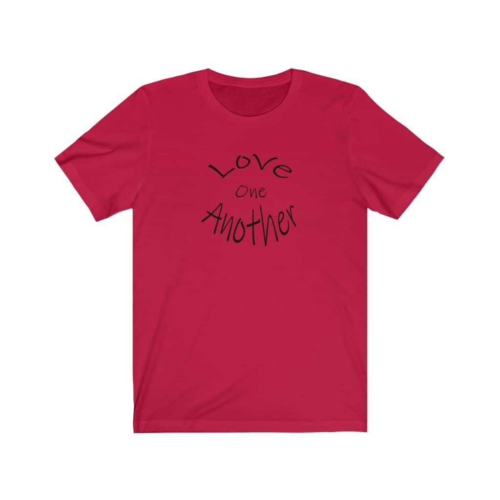 Jersey Short Sleeve Tee &quot;Love One Another&quot; (4780178112606)