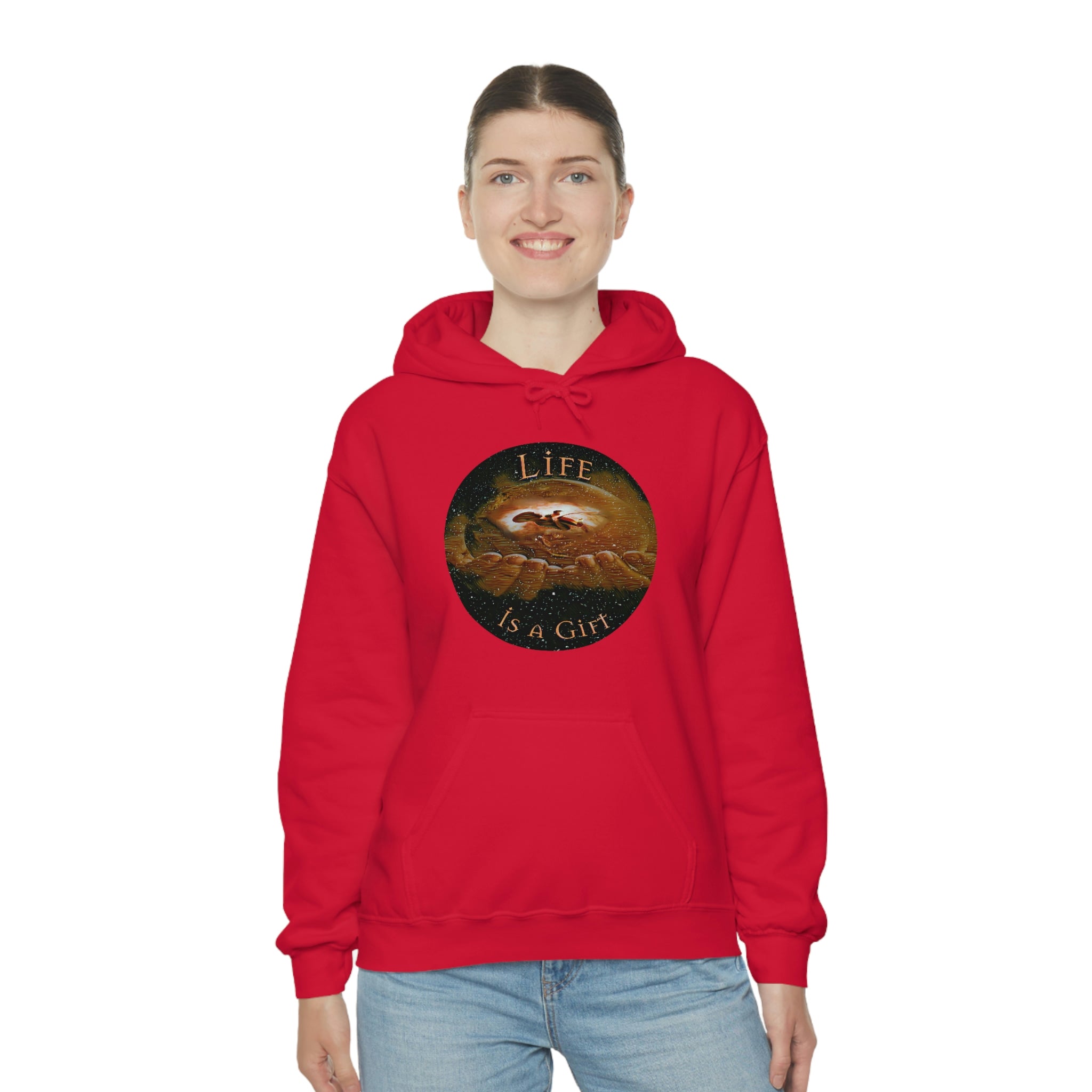Heavy Blend™ Hoodie Sweatshirt "Life is a Gift"
