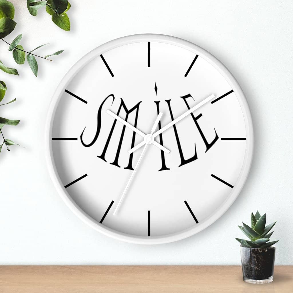 Wall Clock "Smile" (6097513873600)