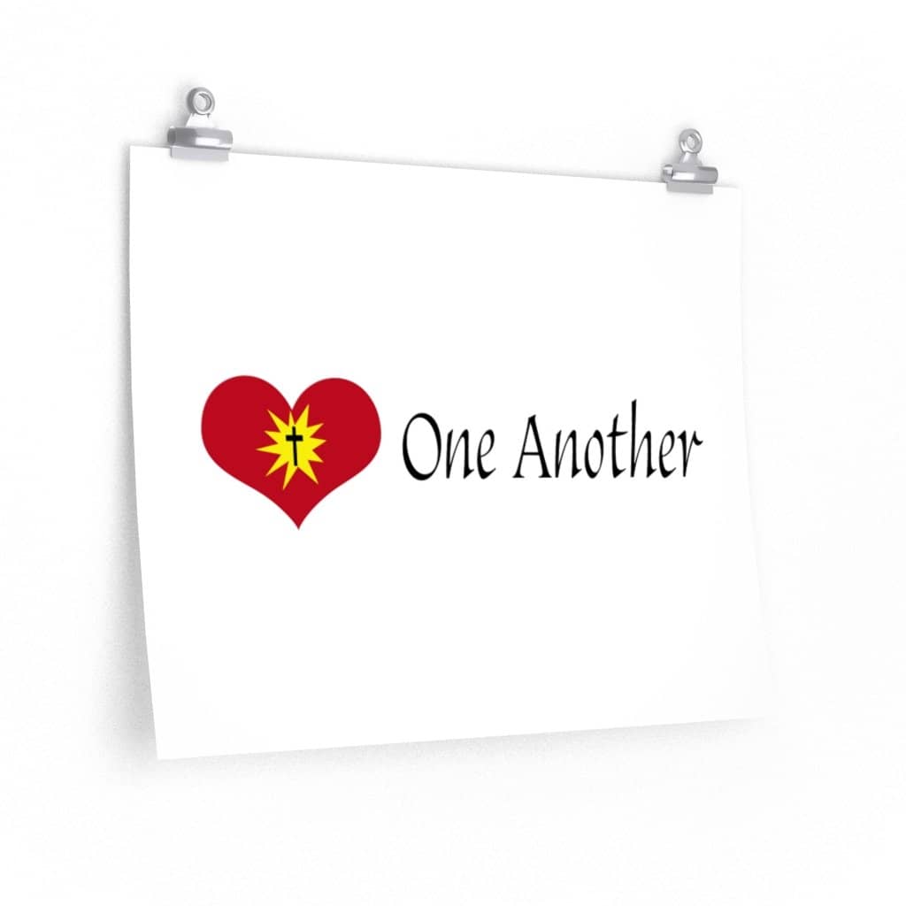 Premium Matte Poster "Love One Another" (4493366886494)