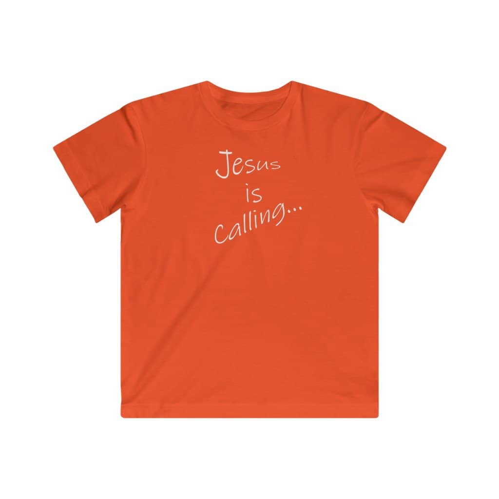 Kids LAT Apparel Tee "Jesus is Calling" white font