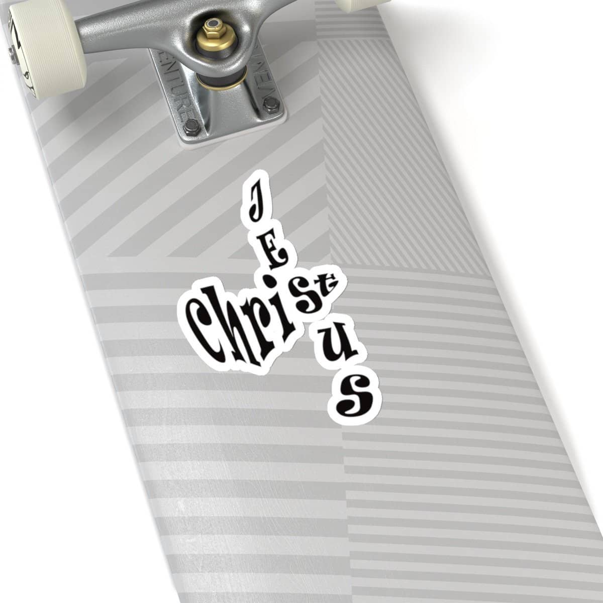 Kiss-Cut Stickers "Jesus Christ" in Transparent or White in 4 Sizes (3575915872356)